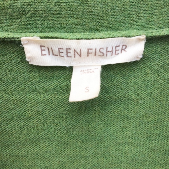Holiday Eileen Fisher Cotton Cashmere Cardigan Sm - Picture 4 of 7